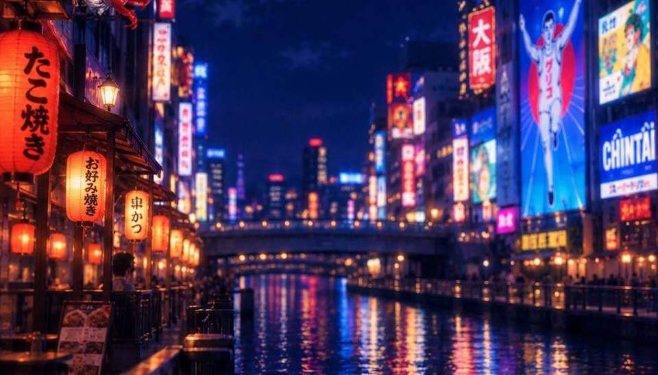 도톤보리의 밤 풍경